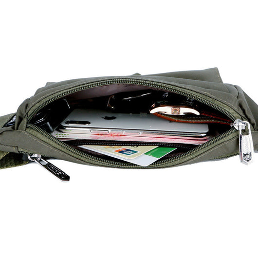 Riñonera Deportiva Nylon para Hombre - Bolsa de Hombro Versátil - Image 9