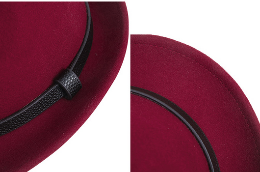 Sombrero Caballero Británico de Lana Pura con Ala Corta Enrollada - Otoño e Invierno - Image 19