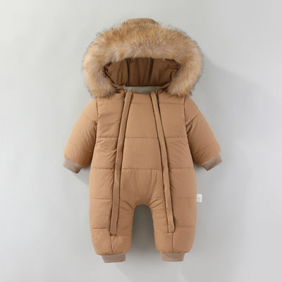 Pijama Enterizo con Capucha de Pelaje para Niños y Niñas - Image 4