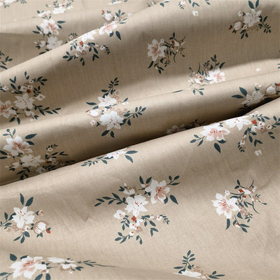 Tela de Algodón Twill con Estampado de Peonías y Rosas para Ropa de Cama y Hogar - Image 3