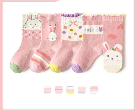 Calcetines de Algodón para Niños y Niñas - Colores Lisos Escolares - Image 11