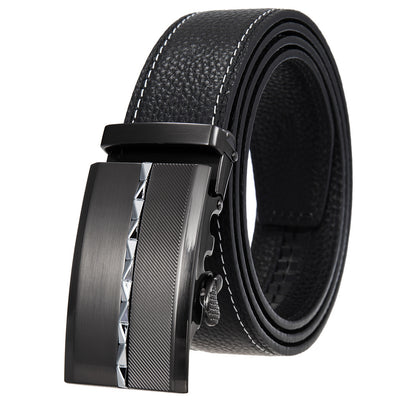 Cinturón de Cuero para Hombre con Hebilla Automática - Image 6