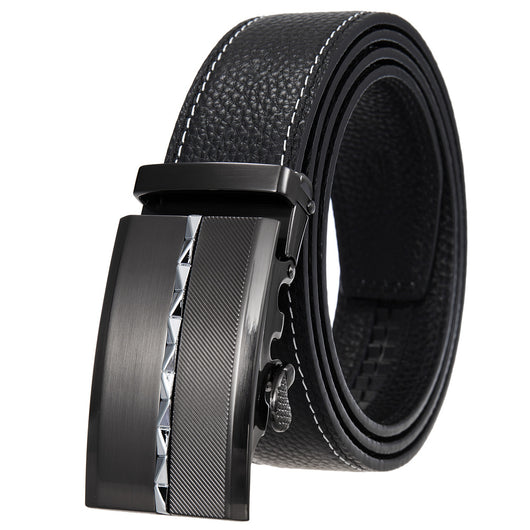 Cinturón de Cuero para Hombre con Hebilla Automática - Image 6