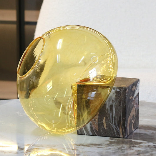 Maceta de Cristal Creativa con Florero Decorativo