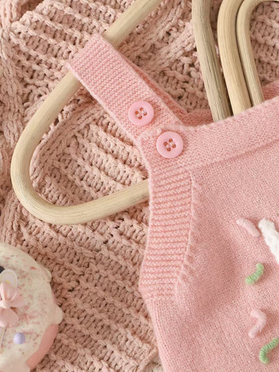 Enterizo Romper con Suéter Bordado y Volantes - Image 23