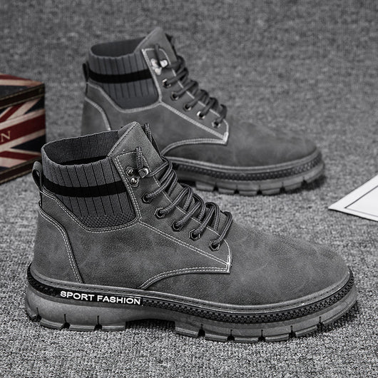 Botas Casuales Coreanas para Hombre - Estilo Moderno y Versátil - Image 5