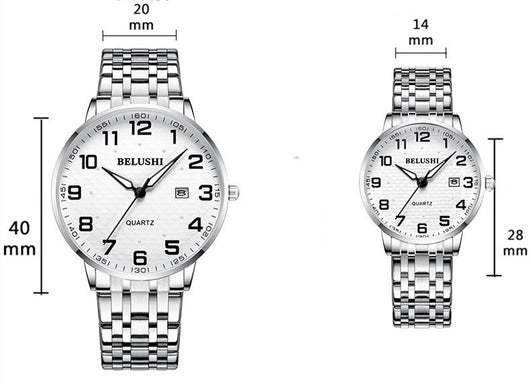 Reloj de Cuarzo Luminoso Impermeable Unisex de Moda - Image 19