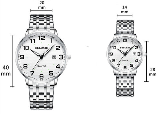 Reloj de Cuarzo Luminoso Impermeable Unisex de Moda - Image 12