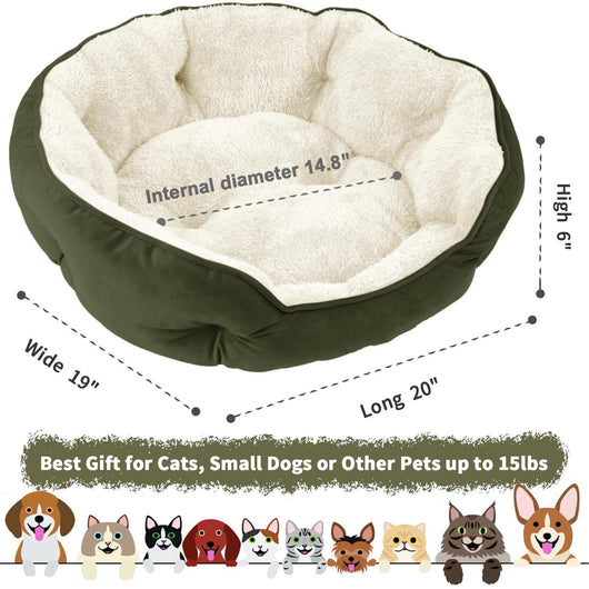 Cama Redonda Acogedora para Mascotas - Image 46
