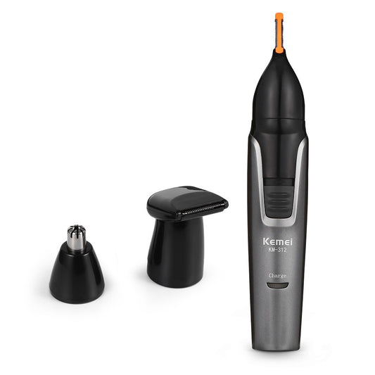 Trimmer 3 en 1 para Vello Nasal, Patillas y Orejas