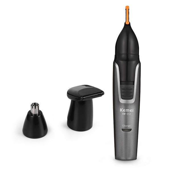Trimmer 3 en 1 para Vello Nasal, Patillas y Orejas