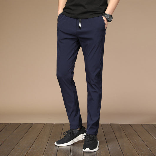 Pantalones Casuales de Seda de Hielo para Hombre - Comodidad Máxima en Verano - Image 8
