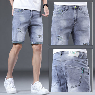 Pantalones Vaqueros Casuales Slim Fit con Stretch para Hombre - Image 4