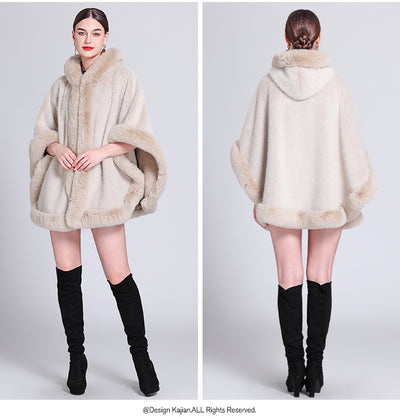 Capa Elegante con Cuello de Pelaje Sintético y Forro Polar Acolchado - Image 22