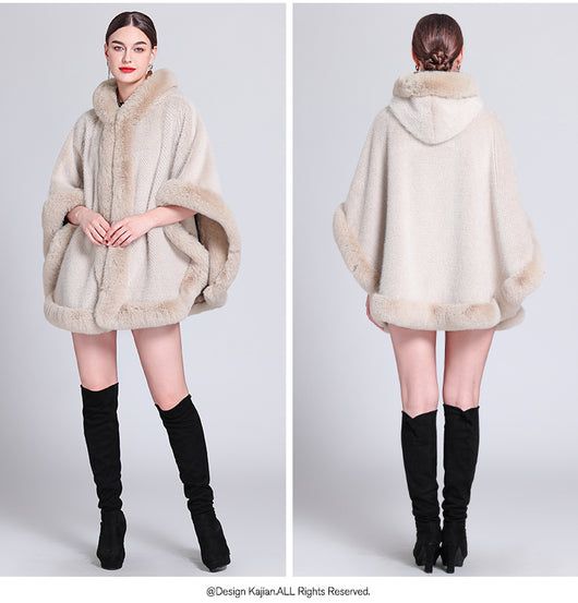 Capa Elegante con Cuello de Pelaje Sintético y Forro Polar Acolchado - Image 22