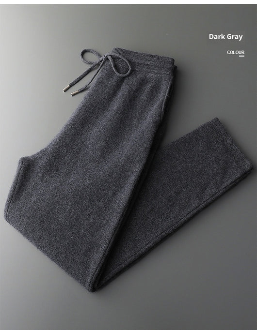 Suéter de Punto Grueso con Media Cremallera - Lana de Cabra Premium para Hombre - Image 19