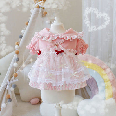 Vestido para Perro Estampado Nubes - Diseño Fashion Personalidad