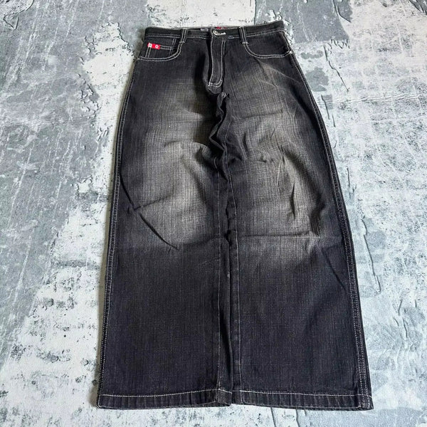 Jeans Rectos Anchos Hombre - Corte Relajado y Cómodo