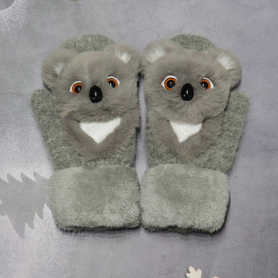 Guantes Térmicos Infantiles de Felpa con Diseños de Animales - Image 22