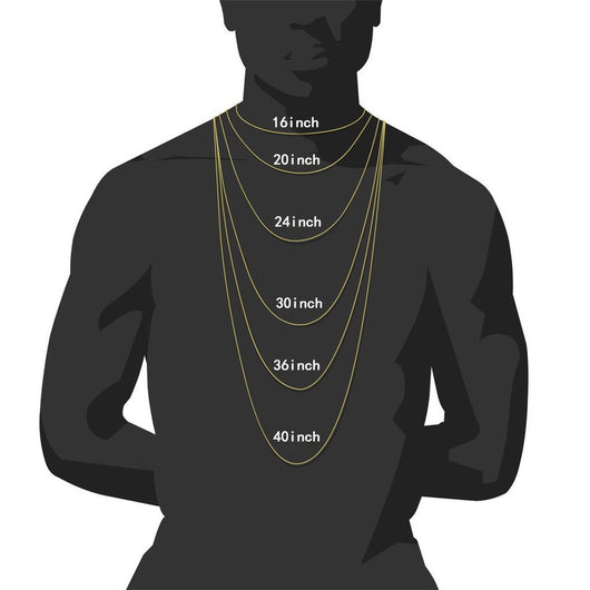 Collar Cadena Corazón Patchwork Estilo Hip-hop Streetwear para Hombre - Image 11