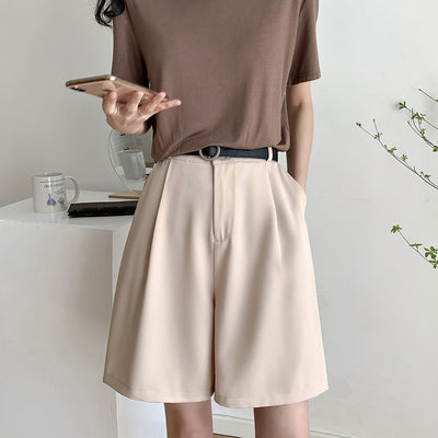 Pantalón Ancho Cintura Alta Casual para Mujer