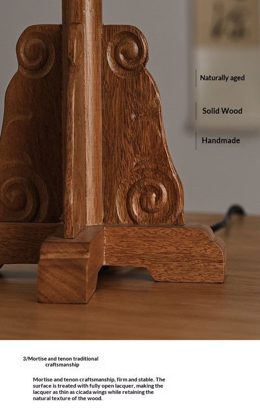 Lámpara de Piso Estilo Chino para Sala de Té Zen - Image 28