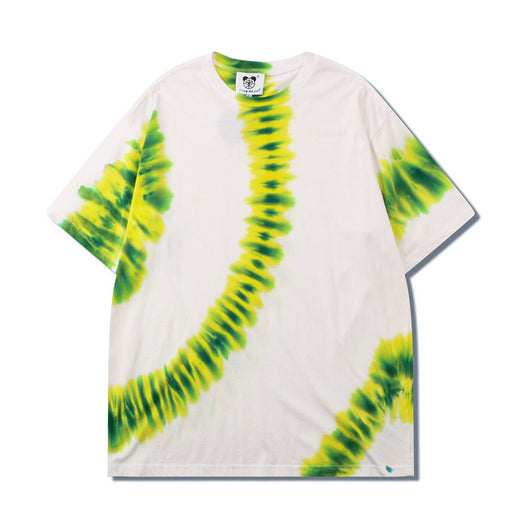 Camiseta Hip Hop Rayas Remolino Manga Corta - Image 8