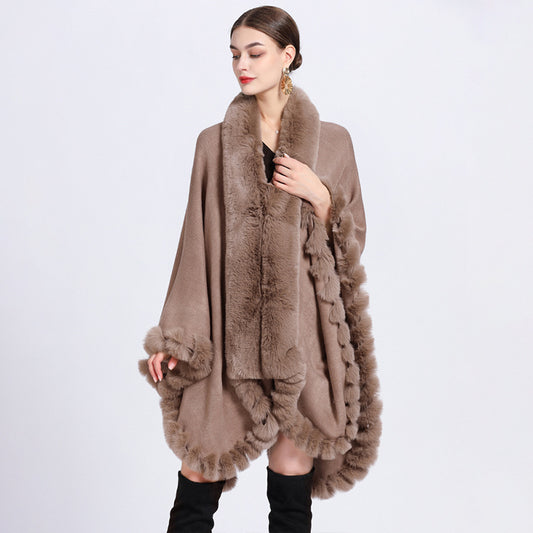 Cardigan Oversized con Cuello de Conejo - Abrigo Tejido Irregular Holgado - Image 2