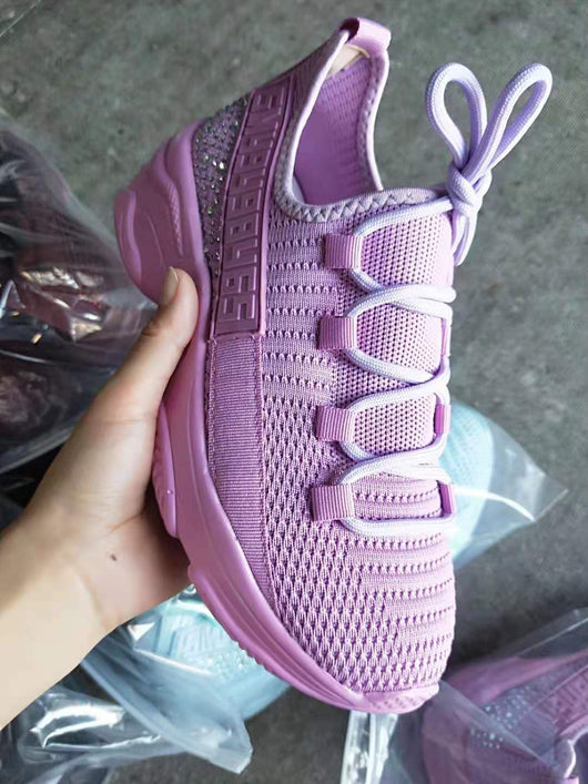 Tenis Deportivos Tejidos para Mujer Talla Grande - Diseño Moderno y Cómodo - Image 10