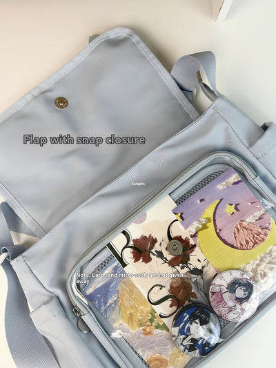 Bolsa Crossbody de Lona Impermeable Ligera Multiuso Casual - Image 19