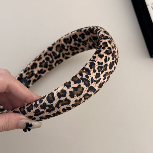Diadema Vintage Leopardo en Terciopelo - Accesorio Versátil para Cualquier Estilo - Image 6