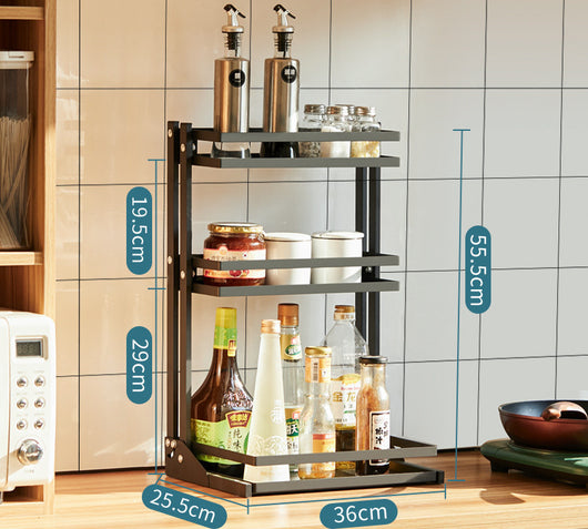 Organizador de Especias Multinivelado para Mostrador - Instalación sin Herramientas - Image 12