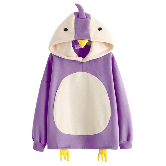 Sudadera con Capucha de Felpa para Mujer con Diseño de Pollito Adorable - Image 6