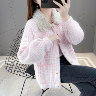 Cardigan Holgado Estilo Coreano de Lana Premium - Image 11