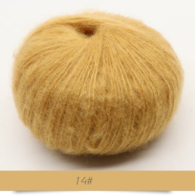 Suéter y chal de mohair para bebé con detalle de tejido - Image 24