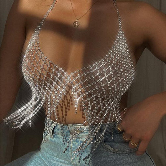 Cadena de Cuerpo con Borlas para Playa
