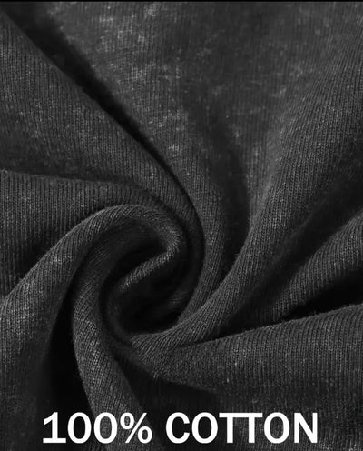 Camisa Holgada Estampada de Algodón Puro Desgastada Estilo Americano para Hombre - Image 8