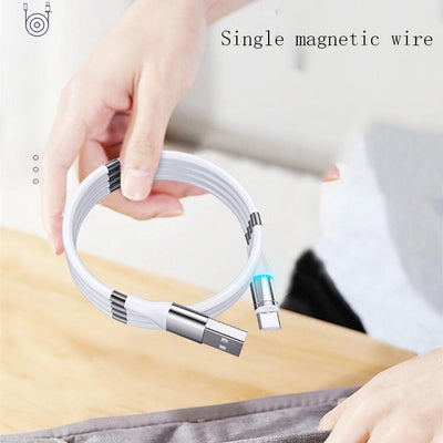 Cable de Carga Rápida Compatible con Apple, Almacenamiento en Silicona 3 en 1 - Image 4