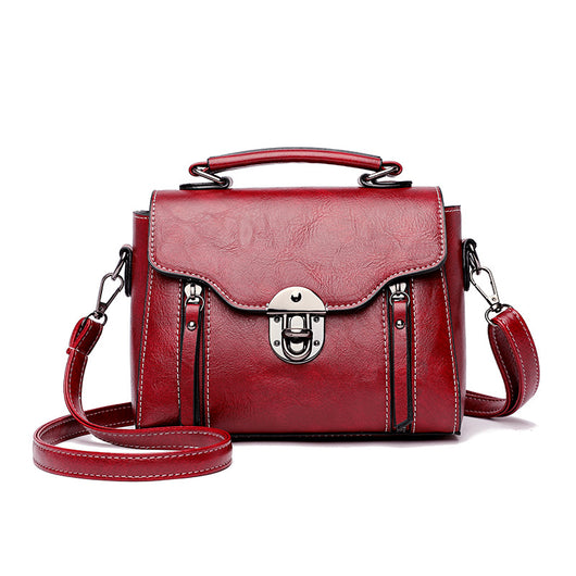 Bolso Cuadrado Pequeño con Cierre Twist Lock - Cartera Coreana de Moda para Mujer - Image 5