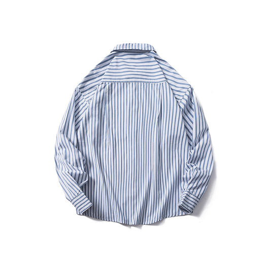 Camisa Holgada de Cuadros para Hombre con Solapas y Mangas Largas - Image 3