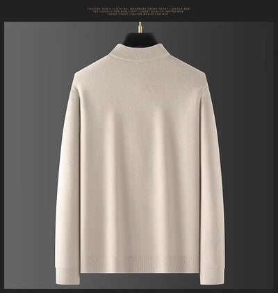 Suéter Cuello Alto Hombre Slim Fit Tejido Base Liso - Image 26