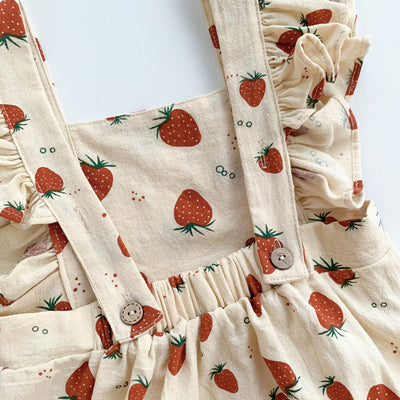 Romper sin Mangas con Estampado de Fresas para Mujer - Image 6
