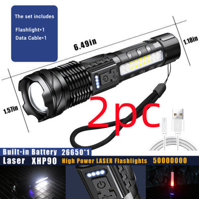 Linterna LED Láser Blanca Impermeable de Alta Potencia - Image 8