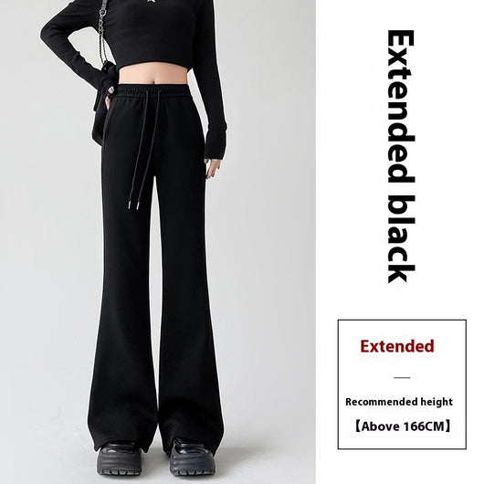 Pantalones Deportivos Acampanados Forrados en Fleece para Mujer - Cintura Alta Reductora - Image 24