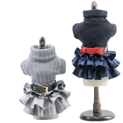 Conjunto de Abrigo y Falda para Mascotas - Otoño e Invierno - Image 11