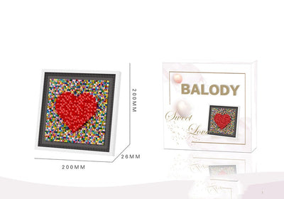 Kit DIY Decorativo Pixel Art Corazón para Parejas - Image 4