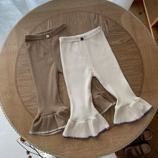 Conjunto de Dos Piezas Cardigan Tejido y Pantalón Acampanado para Bebé - Image 15
