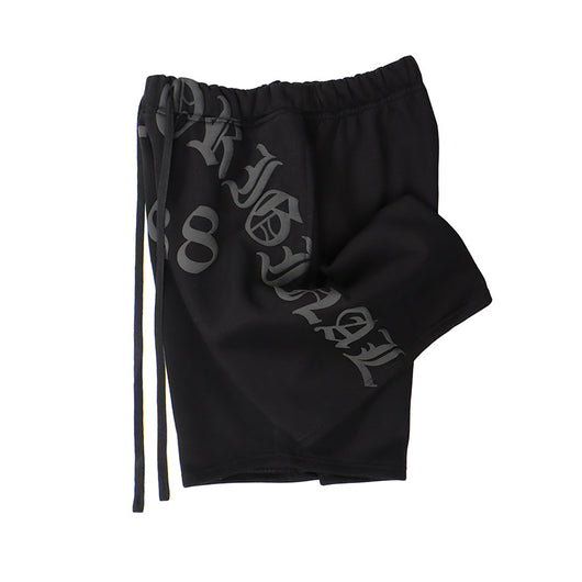 Shorts de Sudadera Casual con Letras en Espuma para Hombre - Image 3