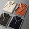 Polo Casual de Manga Corta con Cuello para Hombre