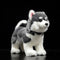 Peluche Perro Husky Siberiano Gris - Muñeco Realista de Simulación
